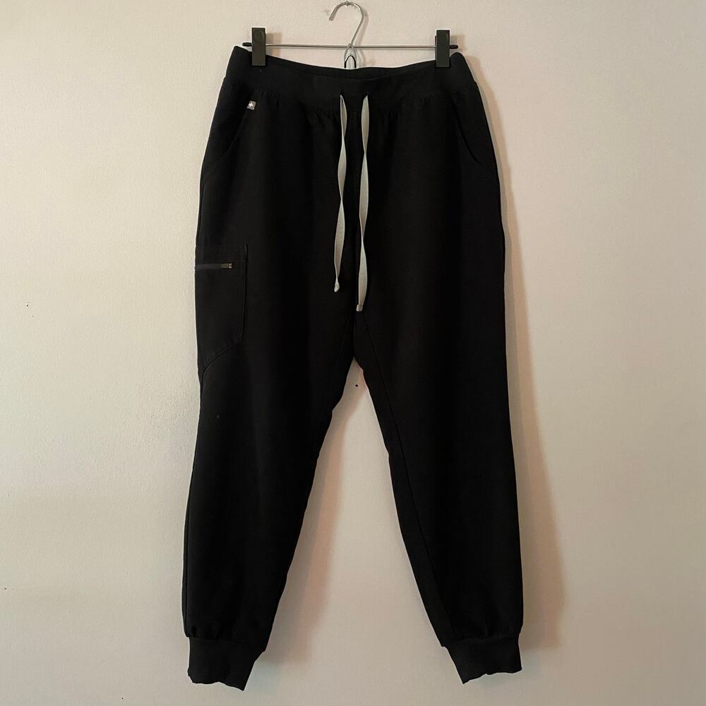 FIGS Black Zamora Jogger Scrub Pants Uniform Nurse Doctor Women's Medium Petite